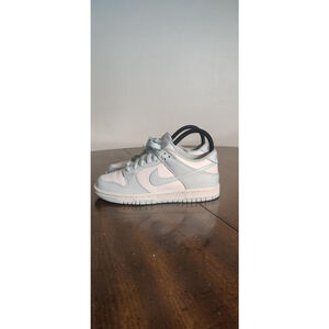Nike Dunk Low Shoes Youth Size 4Y Kids Light Blue White Sneakers FB9109-105